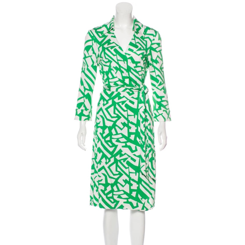 Vintage Diana VonFurstenberg Justin Wrap Dress Size 0